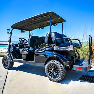 Sitcom Sensitive Jane Austen Golf Cart Rentals in St. Petersburg, FL - St Pete Elite Carts